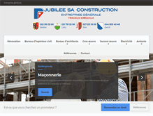 Tablet Screenshot of jubilee-construction.ch